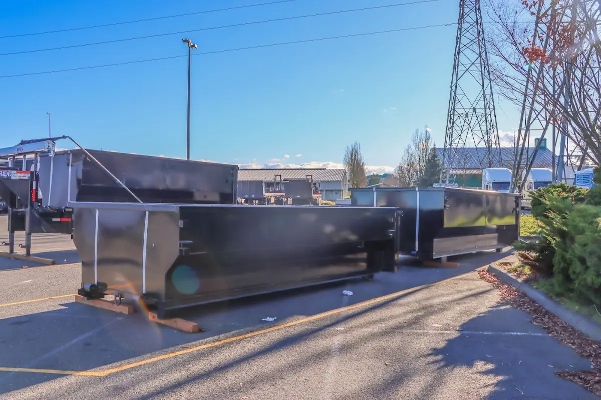 Roll-off dumpster ready for waste disposal at job site for Construction Dumpster Rental in Vernal